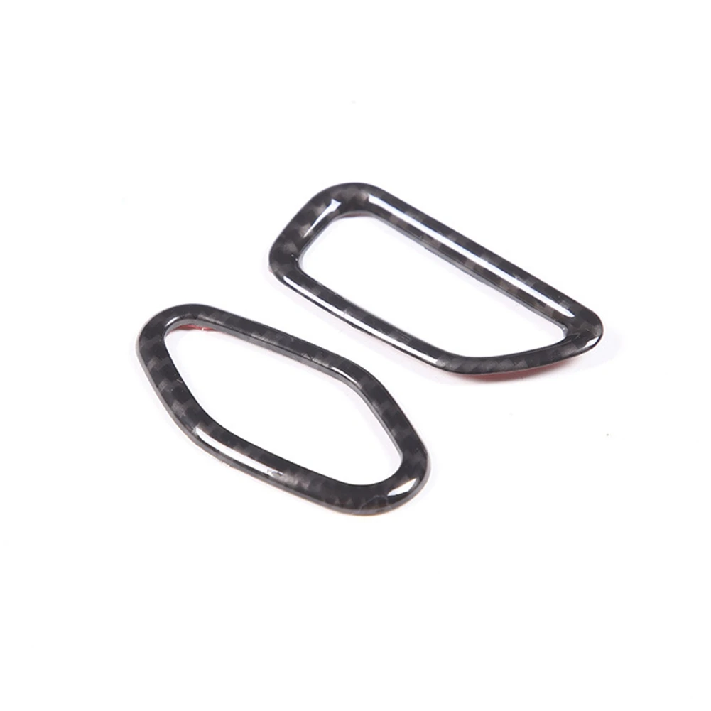 

Car Carbon Fiber Interior Inner Door Lock Switch Cover Trim Decoration Sticker for Chevrolet Corvette C7 2014-2019 LHD