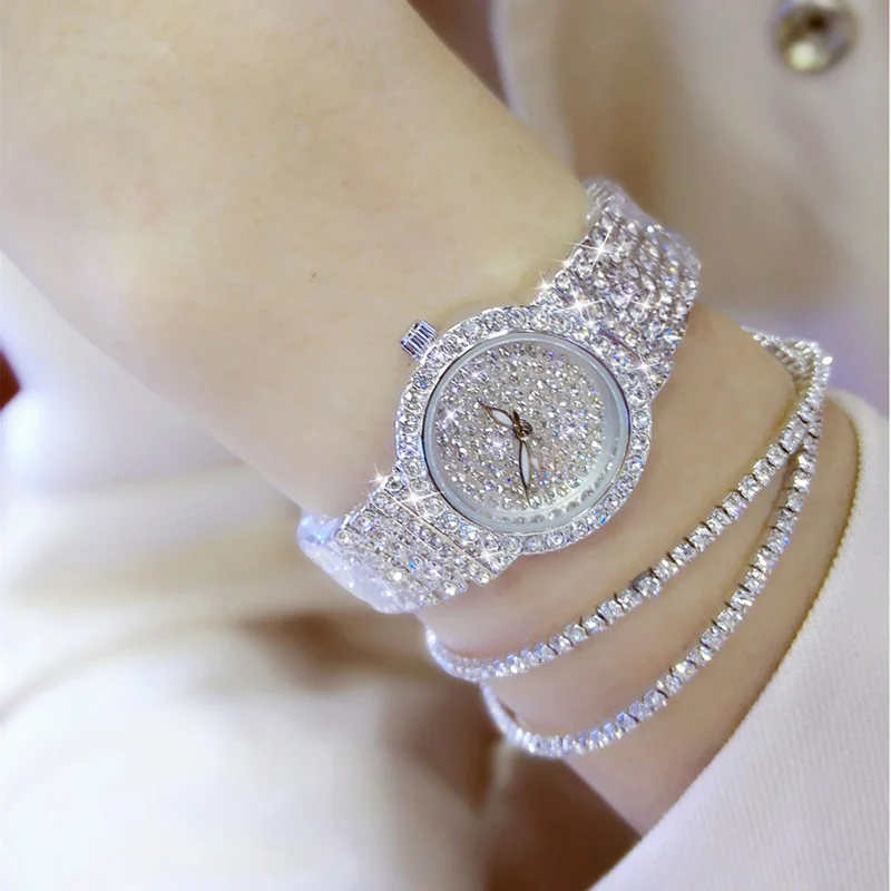 

Women Watches Diamond Small Dial Elegant Dress Quartz Watches Montre Femme Ladies Wristwatches Relogios Femininos