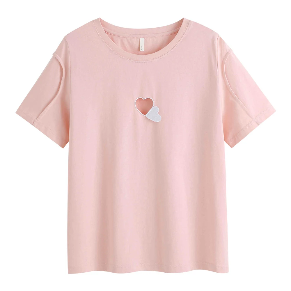 Женская футболка в уличном стиле черная белая или серая короткая Корейском