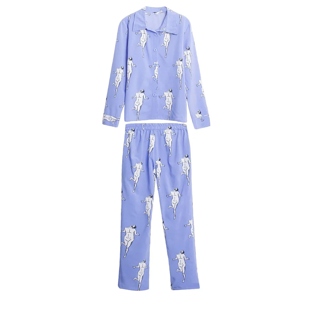 

Attack on Titan Levi Ackerman Cosplay Pajams Sleepwear Long Sleeve Shirt Pants Set