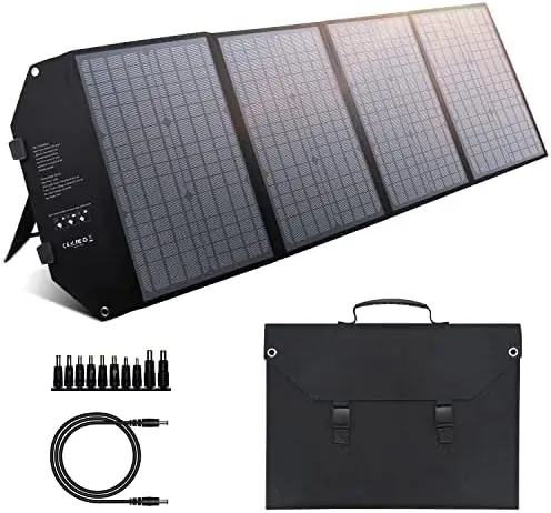 

Складное зарядное устройство с солнечной панелью на 18 В постоянного тока для портативных электростанций Jackery/Rockpals/Flashfish, портативный солнечный генератор