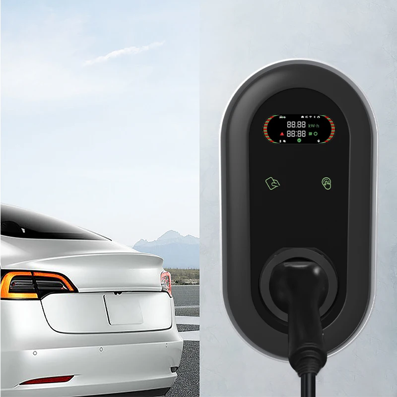 

EV Charger Point Wallbox App Type 2 Portable Charging Box Rfid Wall Mounted Electric Car Charger Station