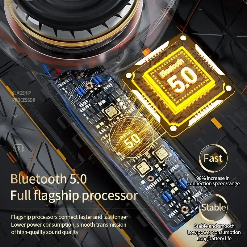 TWS-стереонаушники Pro4 с поддержкой Bluetooth 9D и микрофоном