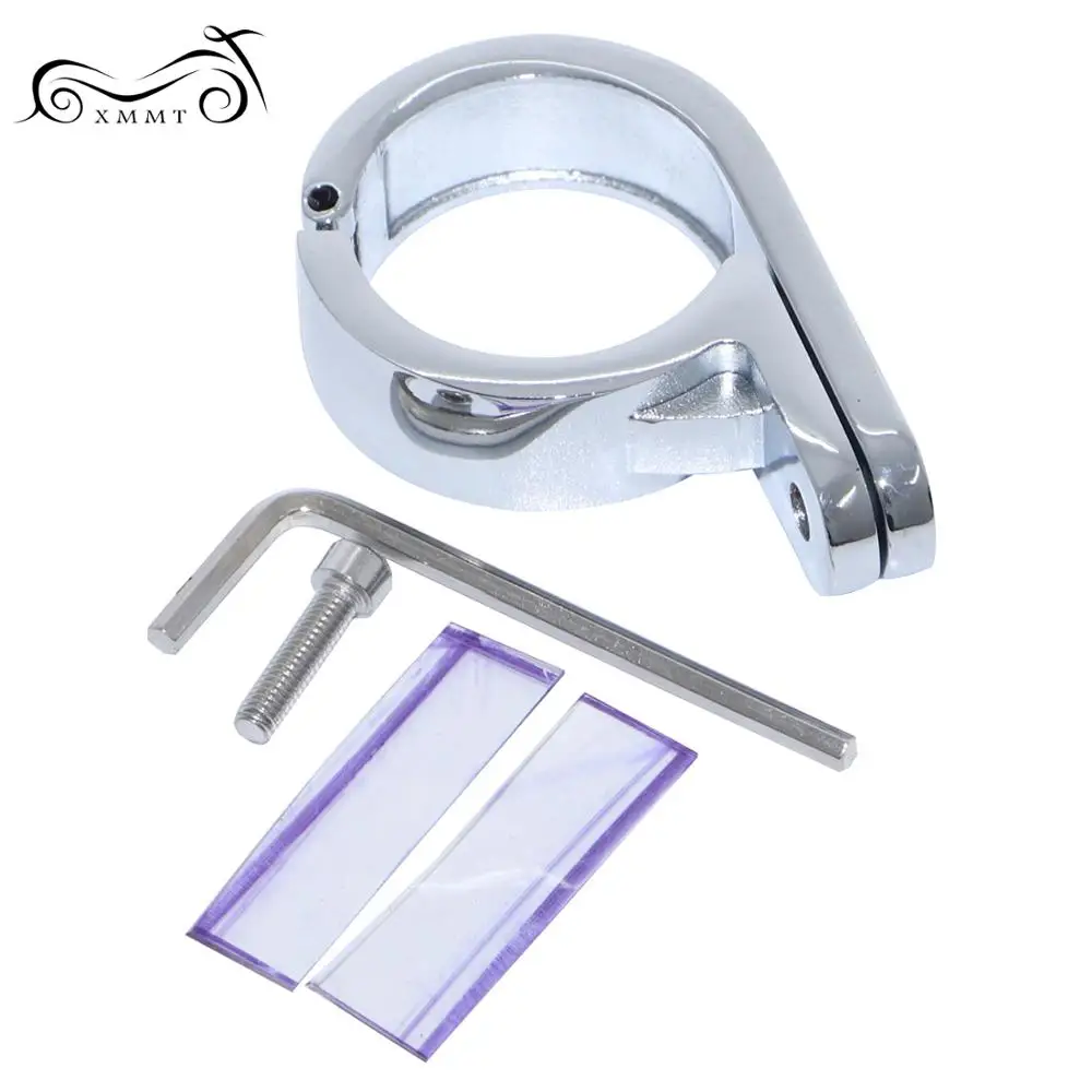 Универсальные хромированные крепления на руль мотоцикла зажимные часы для Harley