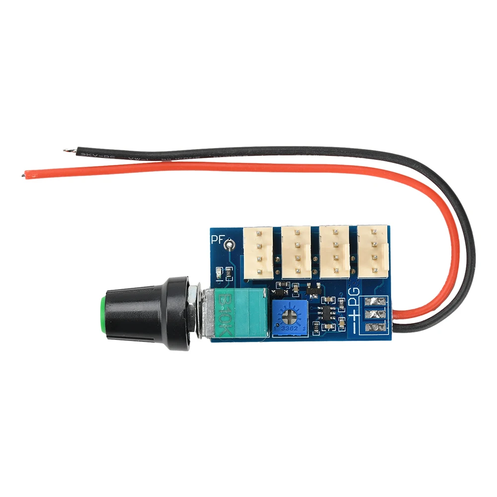 

4-канальный 4-проводной регулятор скорости вентилятора постоянного тока 12 В, ШИМ-регулятор скорости двигателя, ручка регулировки, можно отвернуть, управление скоростью двигателя