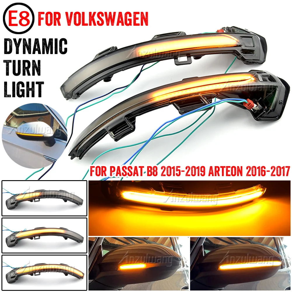 

Superb LED Blinker Dynamic Turn Signal Light Side Rear-View Mirror Light For Volkswagen For VW Passat B8 2015-2020 For Arteon