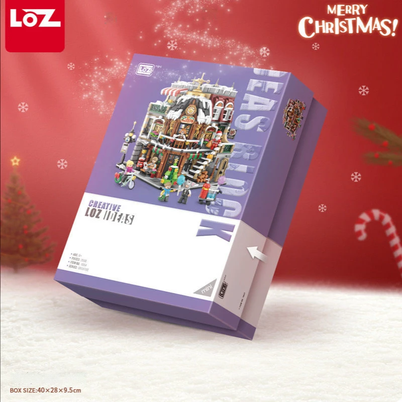 Уличный город LOZ мини-блок большая китайская улица традиция китайского чайного