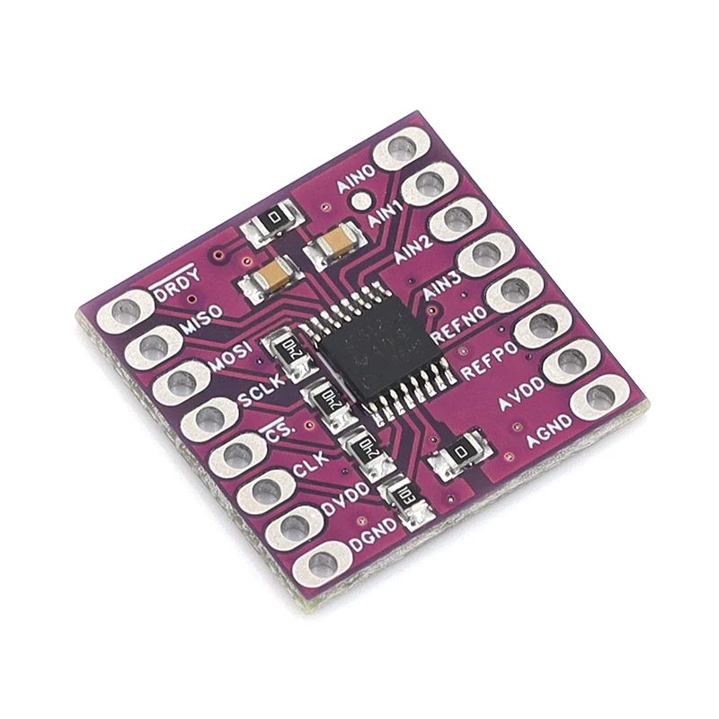 Фото Модуль ADC SPI с низким энергопотреблением, 16/24-битный аналого-цифровой преобразователь ADS1220 CJMCU-1220 №5