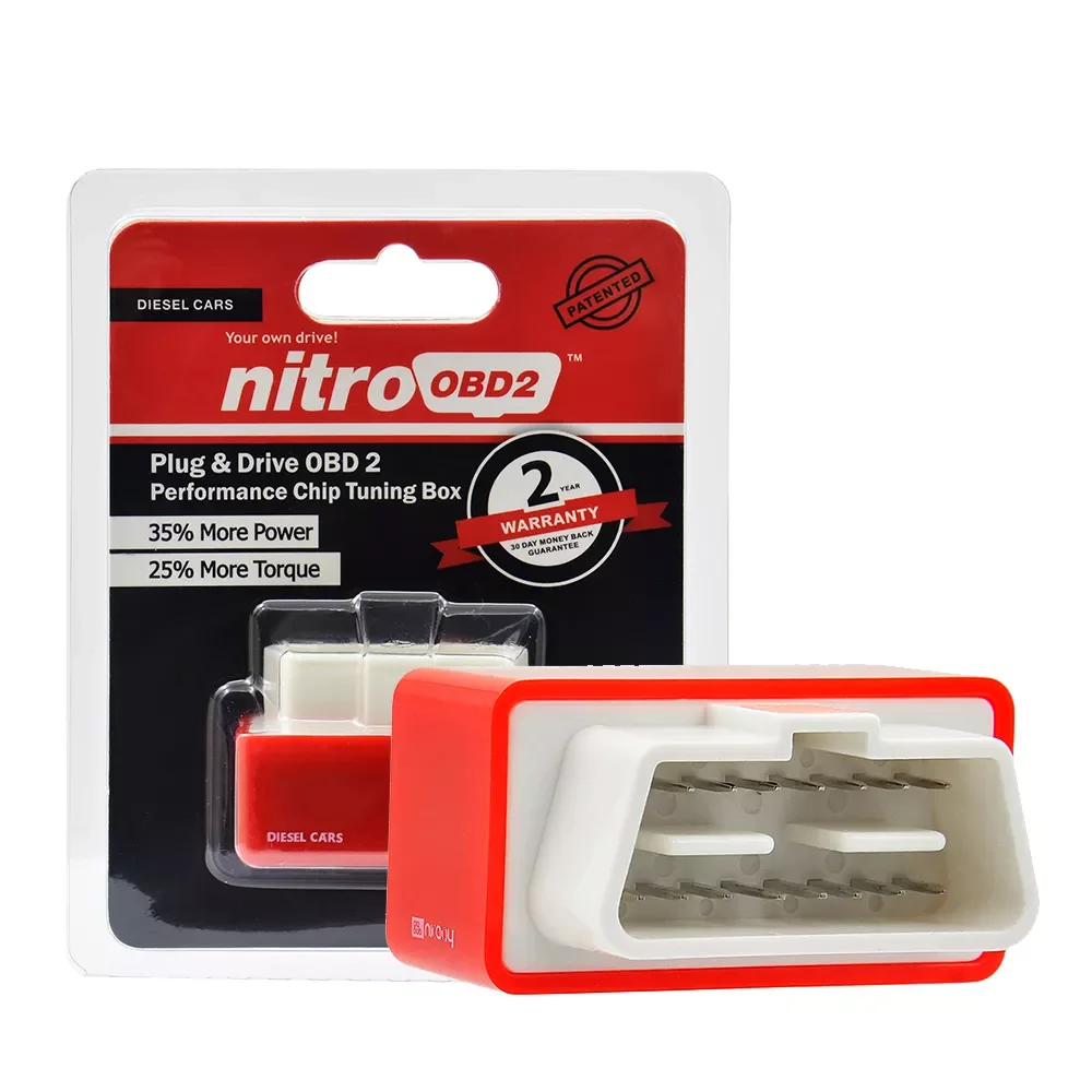 

ECO NitroOBD2 Gasoline Benzine Cars Chip Tuning Box More Power Torque Nitro OBD Plug & Drive Nitro OBD2 OBD 2 Cars Diesel