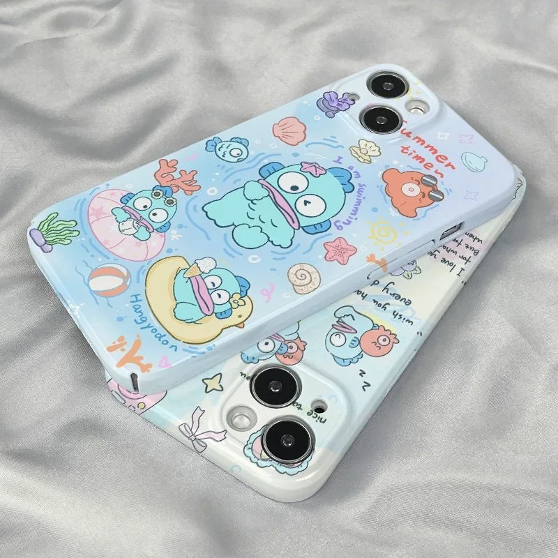 Милый мультяшный чехол с уродливой рыбой для IPhone 14 13 Pro Max задняя крышка телефона 12