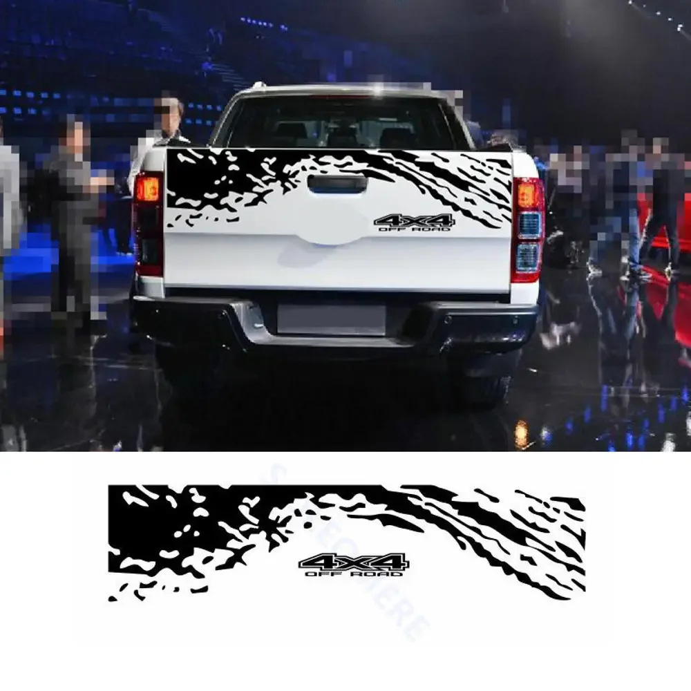 

4x4 155*34 см Декоративные наклейки для багажника автомобиля BK наклейки универсальные для пикапа внедорожника