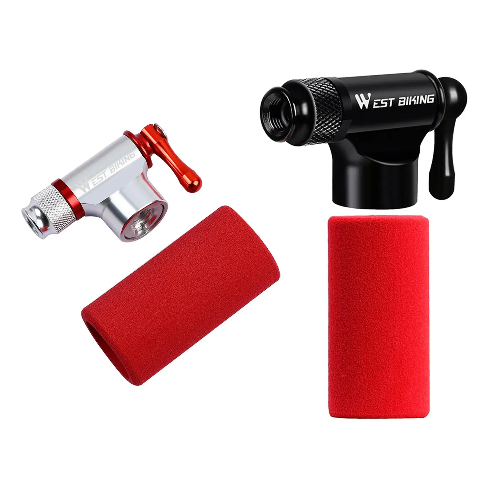 

Compact Tire Inflator Aluminum Alloy Mountain Tyre Pump for and