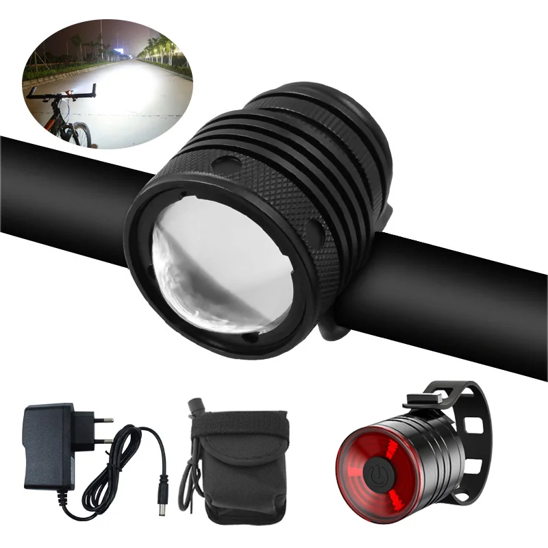 

T6 LED Bicycle Light Front 1800 Lumen Bike Light 9600mAh Waterproof Headlight Rechargeable MTB Road Cycling Lamp Accessories