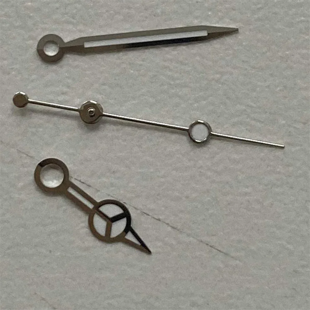 

Silver Watch Hands Green Luminous Three-pin Pointer for NH35 NH36 Movement, NH35 Hands, NH36 Hands