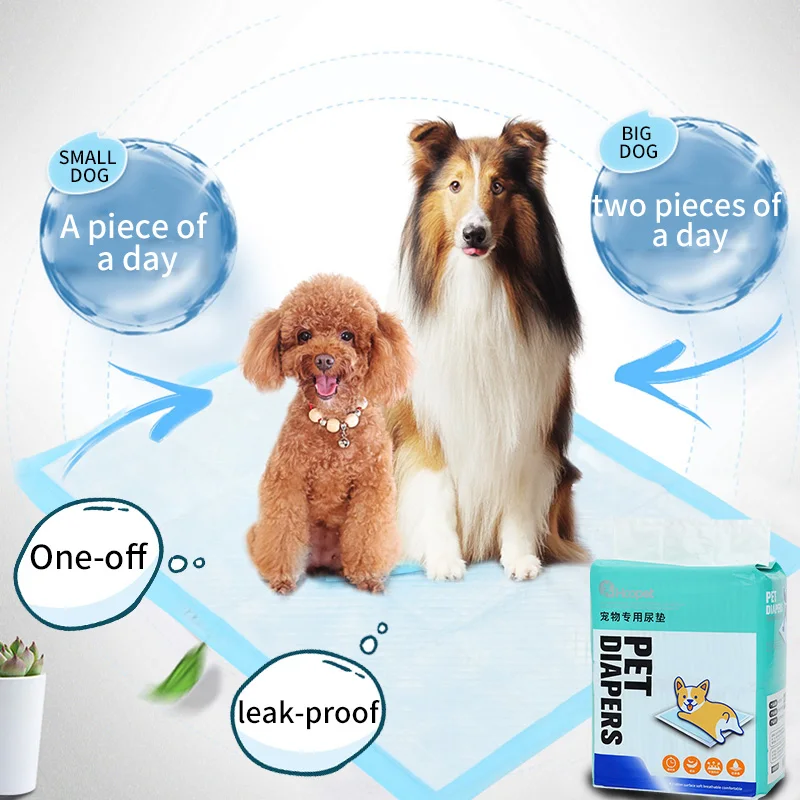 Pet Training Dog Pee Diaper Potty Cat Piddle Pads Super Absorbent Leak-Proof for Puppy Housebreaking |
