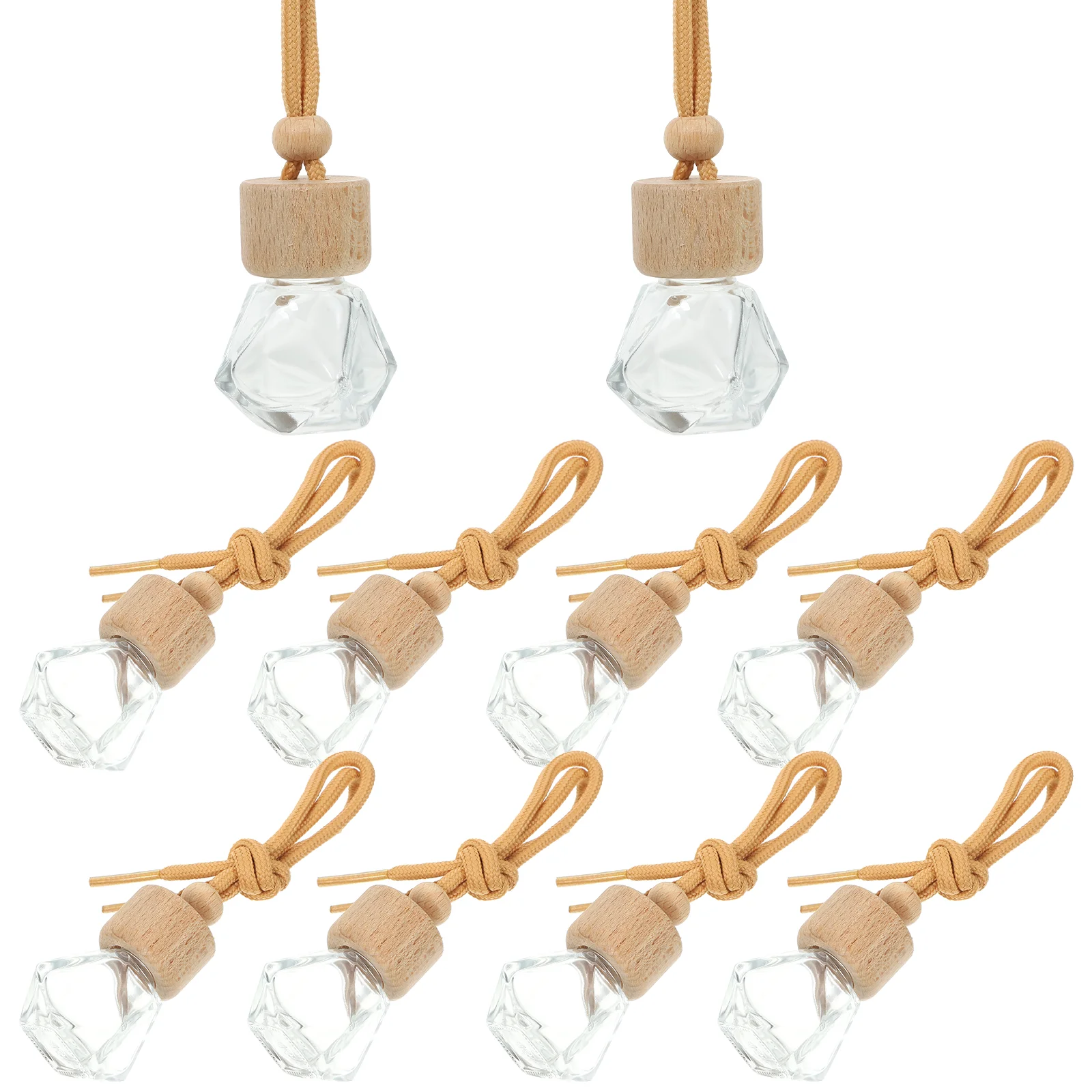 

10 шт., автомобильные бутылки для свежего воздуха, пустые бутылки для эфирного масла