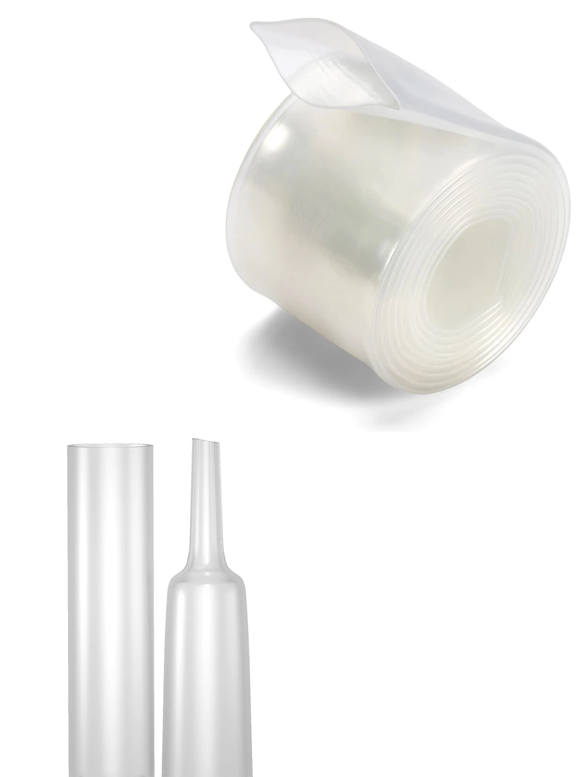 

Термоусадочная трубка PE 3:1 прозрачная 1.6-50 мм