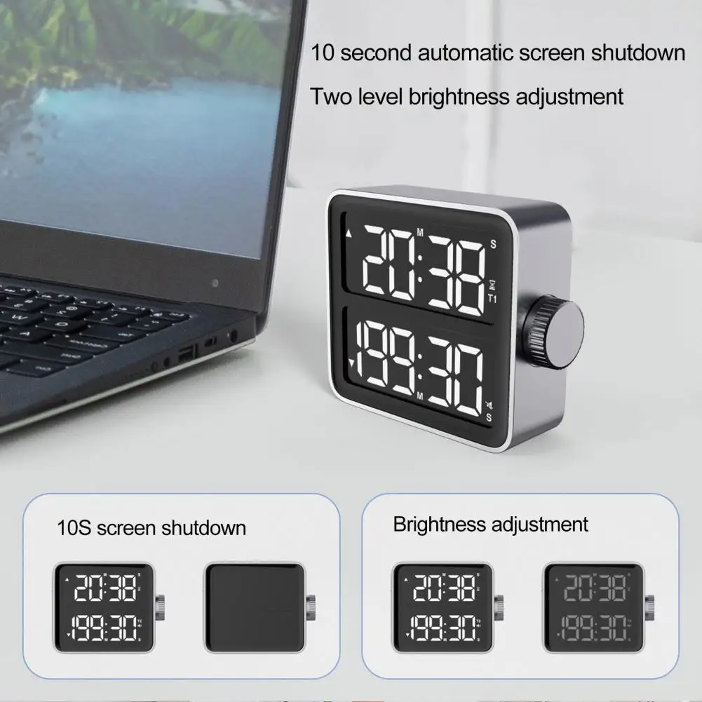 

Надежный портативный кухонный таймер, магнитный дизайн, управление детьми, цифровой таймер, спортивный таймер