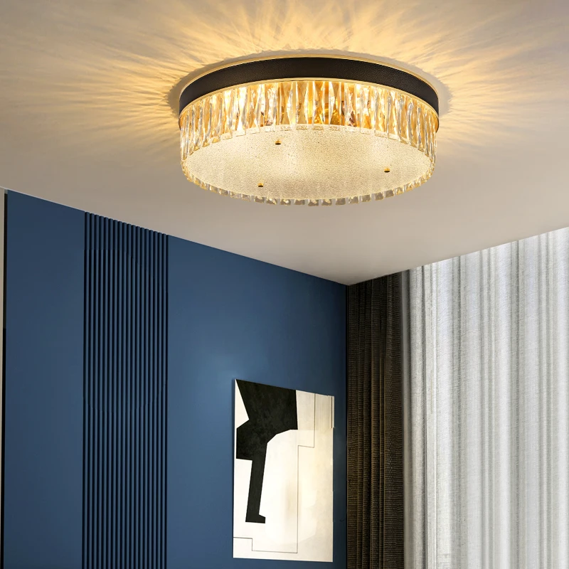 

YUNYI Luxury Modern Wall Mounted Decorative Ceiling Lamps Led Crystal Simple Bedroom Home Ceiling Lamp