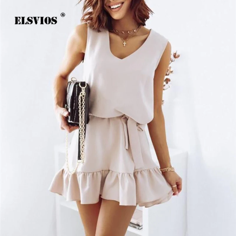 

Платье женское длинное с воротником-стойкой, модное повседневное однотонное хлопково-льняное свободное, элегантная приталенная одежда, ос...