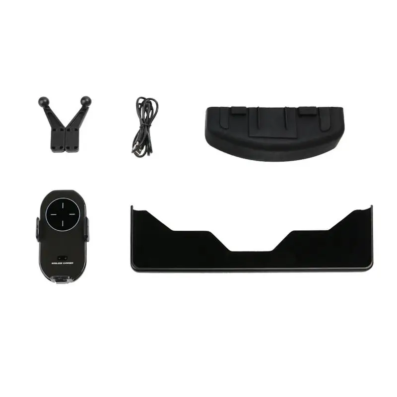 

For Tesla Model 3/Y Mobile Phone Holder With Wireless Charging Car Charger Bracket 500800MA V Noise-free Handset Holder