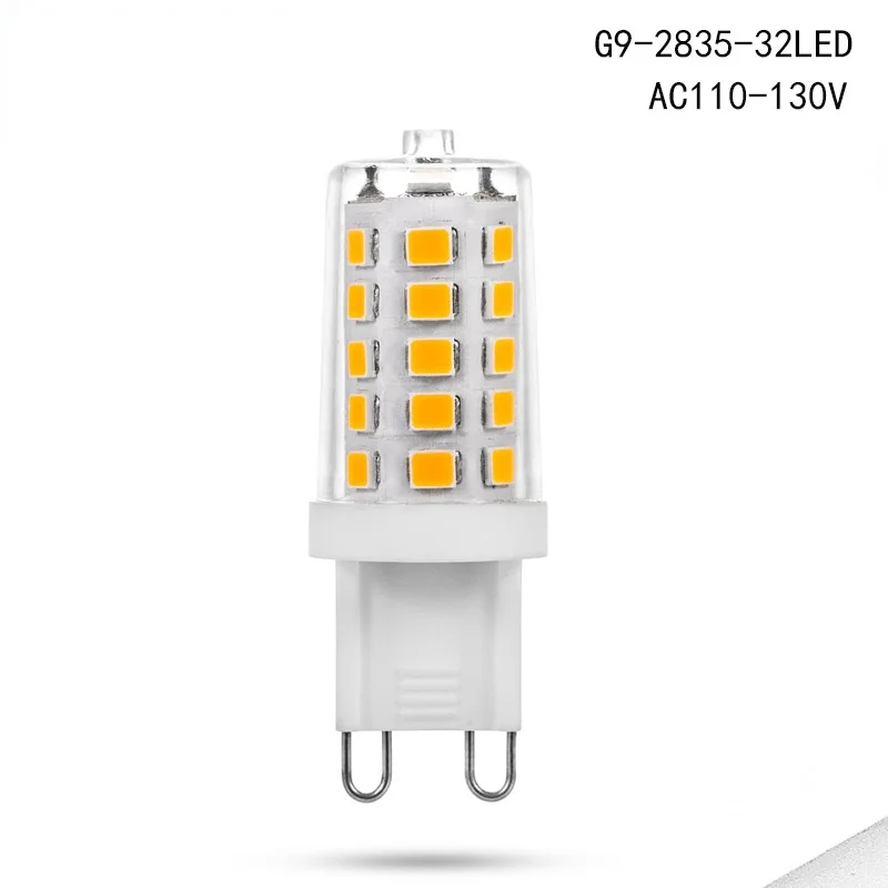 

5pcs G9 2835smd 32led Pc Ceramic Model No Strobe Led Corn GenOptics Aura Essence 110v/220v IP65