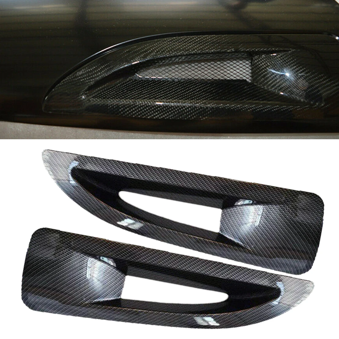 1 пара кожух из углеродного волокна для Jeep Wrangler JK 2007 2008 2009 2010 2011 2012 2013-2017