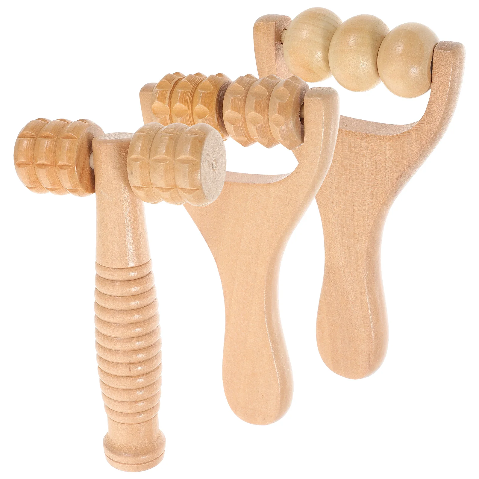 3 шт. инструменты для массажа ног ежедневного использования деревянные ролики