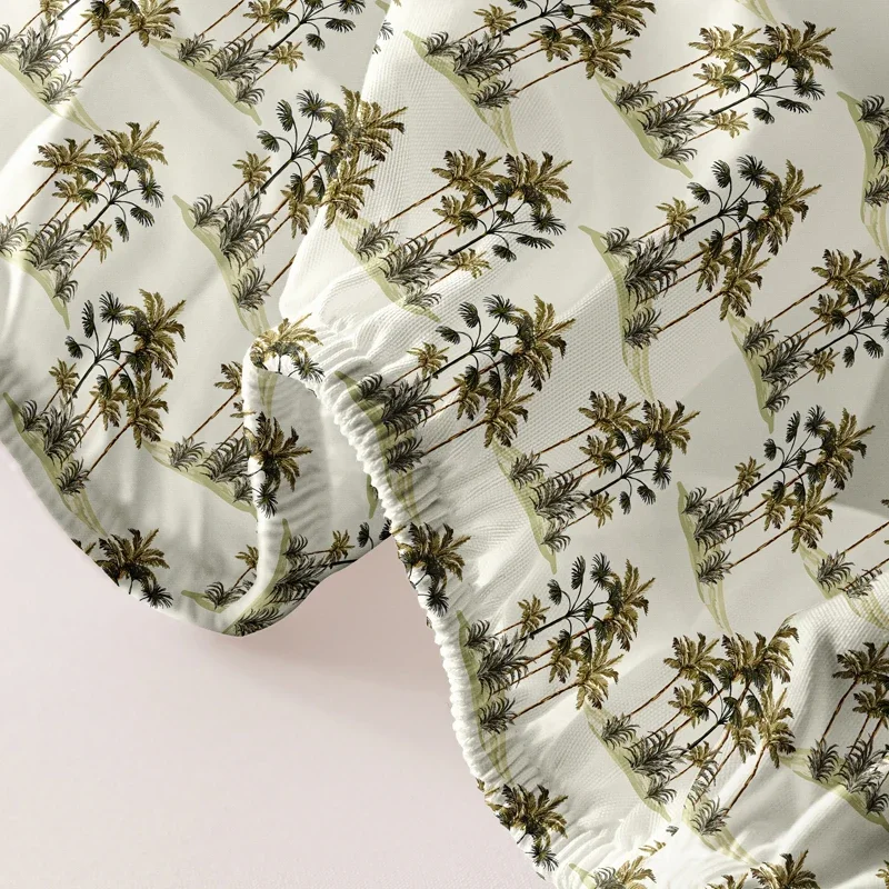 1 шт. Осенняя натяжная простыня с начесом рисунком ладони подстилка для спальни