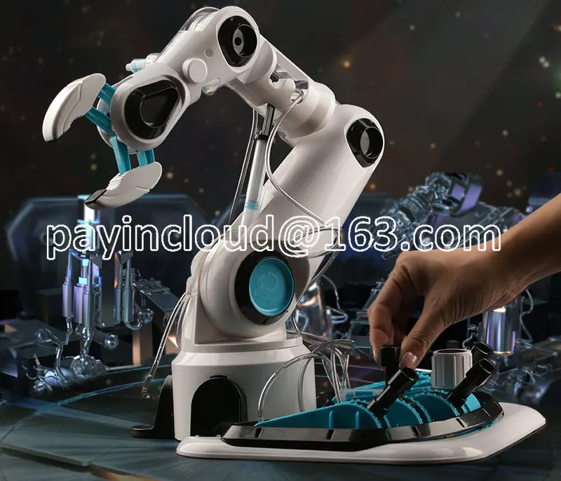 

Remote Control Hydraulic Mechanical Arm Birthday Gift Toys Boys Children Stem Assembly Model