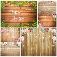 wooden wall wedding photography backgrounds anniversary birthday party baby photocall photo backdrop banner customized products
