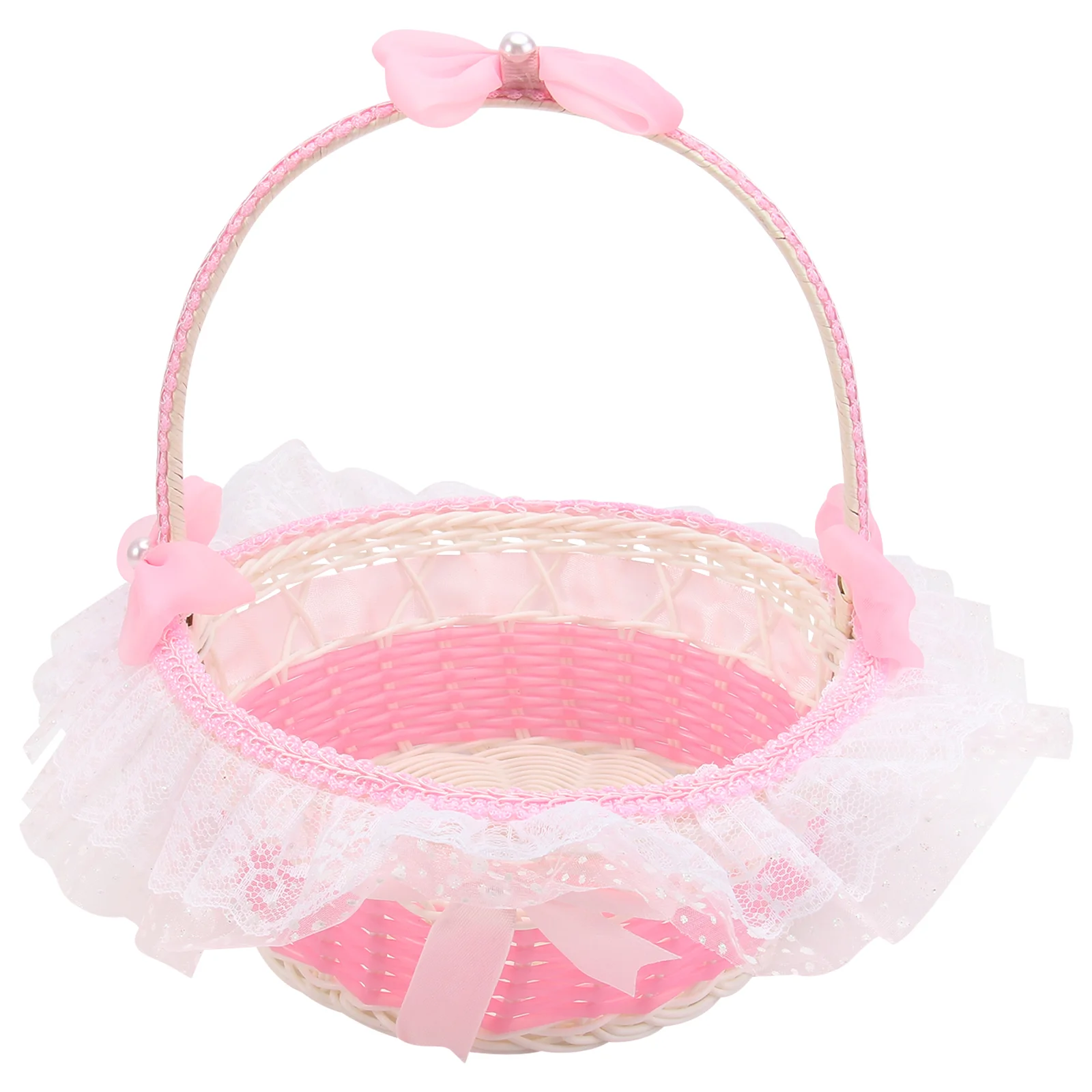 

Flower Girl Petal Basket Black Wedding Decor Small Flower Basket Plastic Toddler