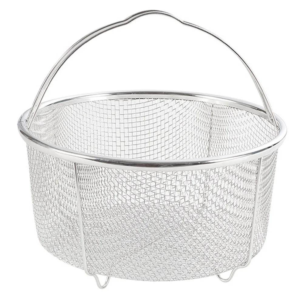 

Multifunctional Frying Basket Noodle Fried Food Stainless Steel Sink French Fries Kitchen Supply Steam Mesh Colander