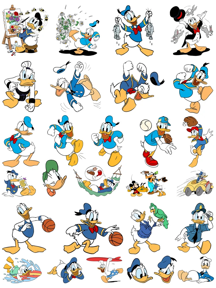 

Термонаклейки для детской одежды «Дональд Дак»