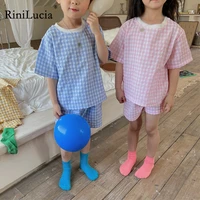 rinilucia kid girls solid color pajama sets brief toddler shorts sleeve short sleeve pyjamas sleepwear children%e2%80%99s clothing 2 pcs