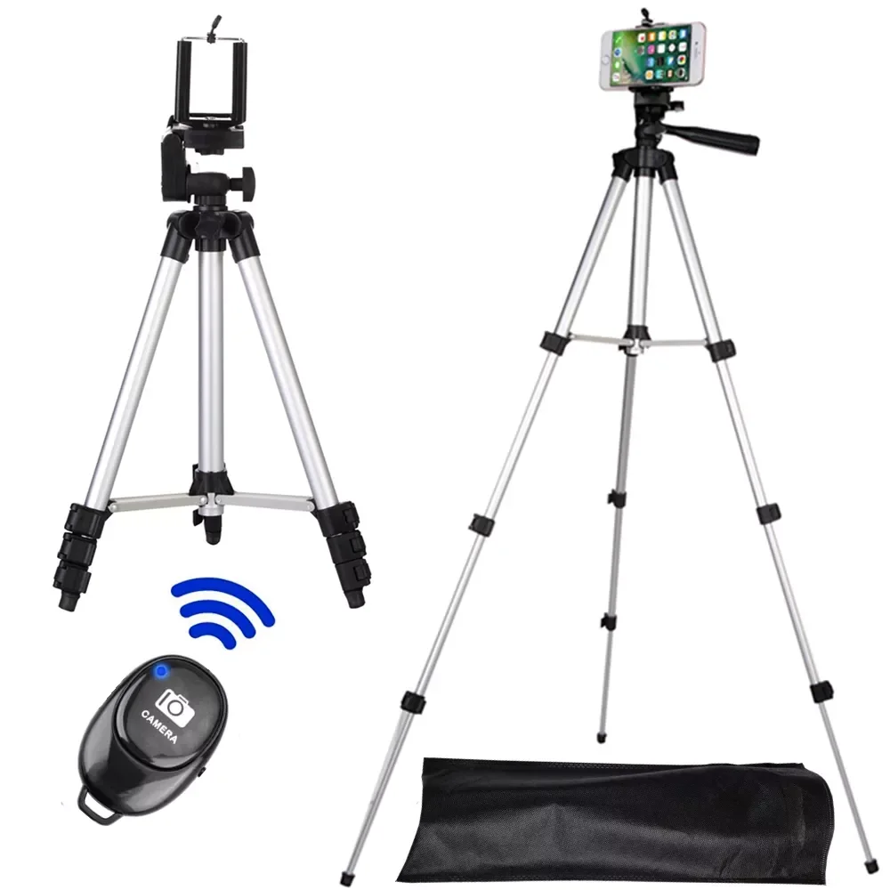 

Long tripod Remote Control Self-Timer Camera Shutter Bluetooth-compatible Clip Holder Tripod Sets Kit For phone Stand holder