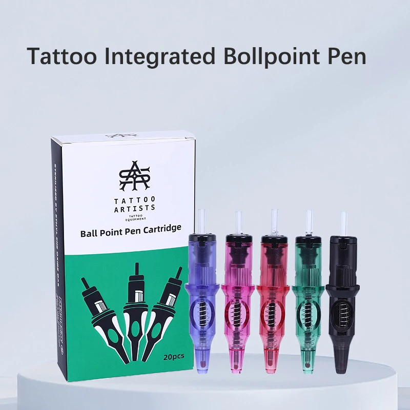 

20 шт., одноразовые иглы для тату-машинки