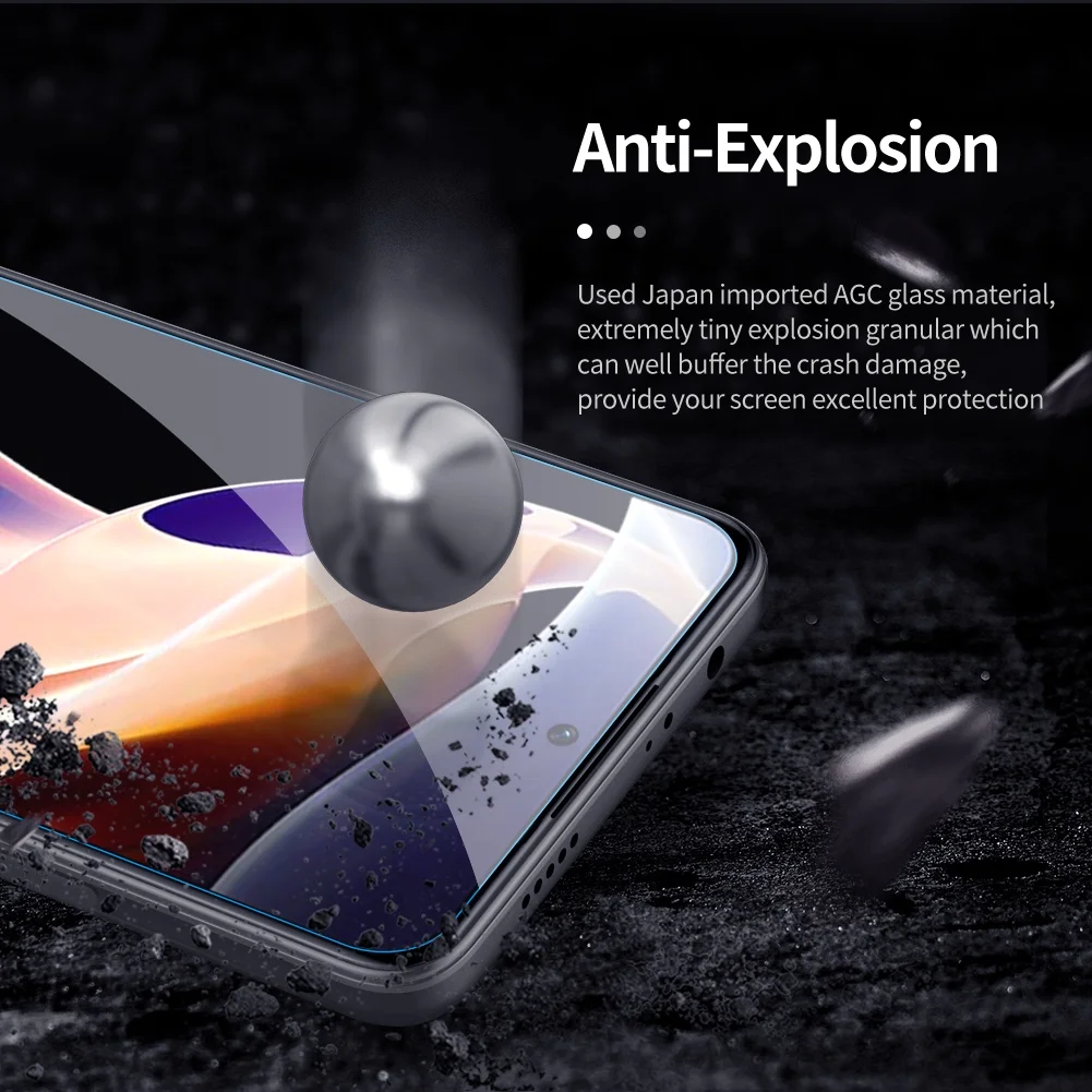 For Xiaomi Redmi Note 11 Pro Gobal 4G 5G Tempered Glass Nillkin H+ Pro Screen Protector 9H Fully Transparent 2.5D Screen Film