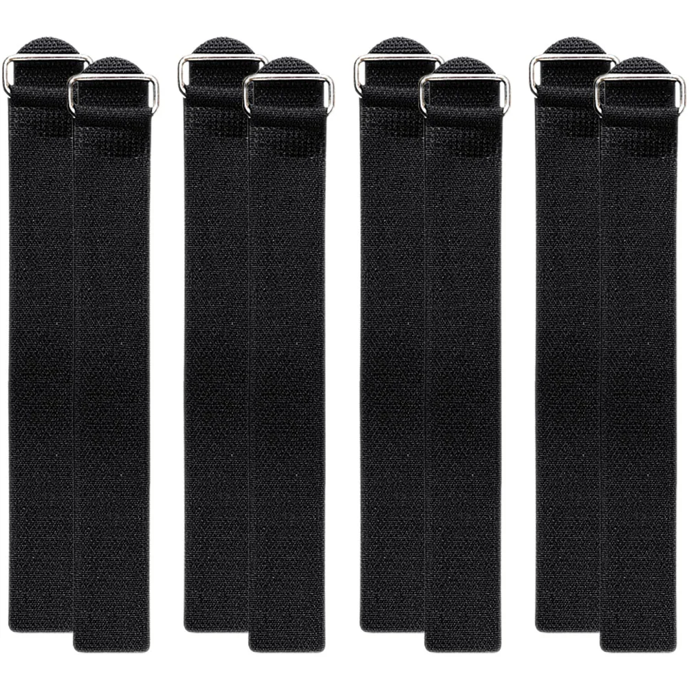 

4 Pairs Non-slip Shoes Crampons Bandage Mountaineering Ice Grippers Strap