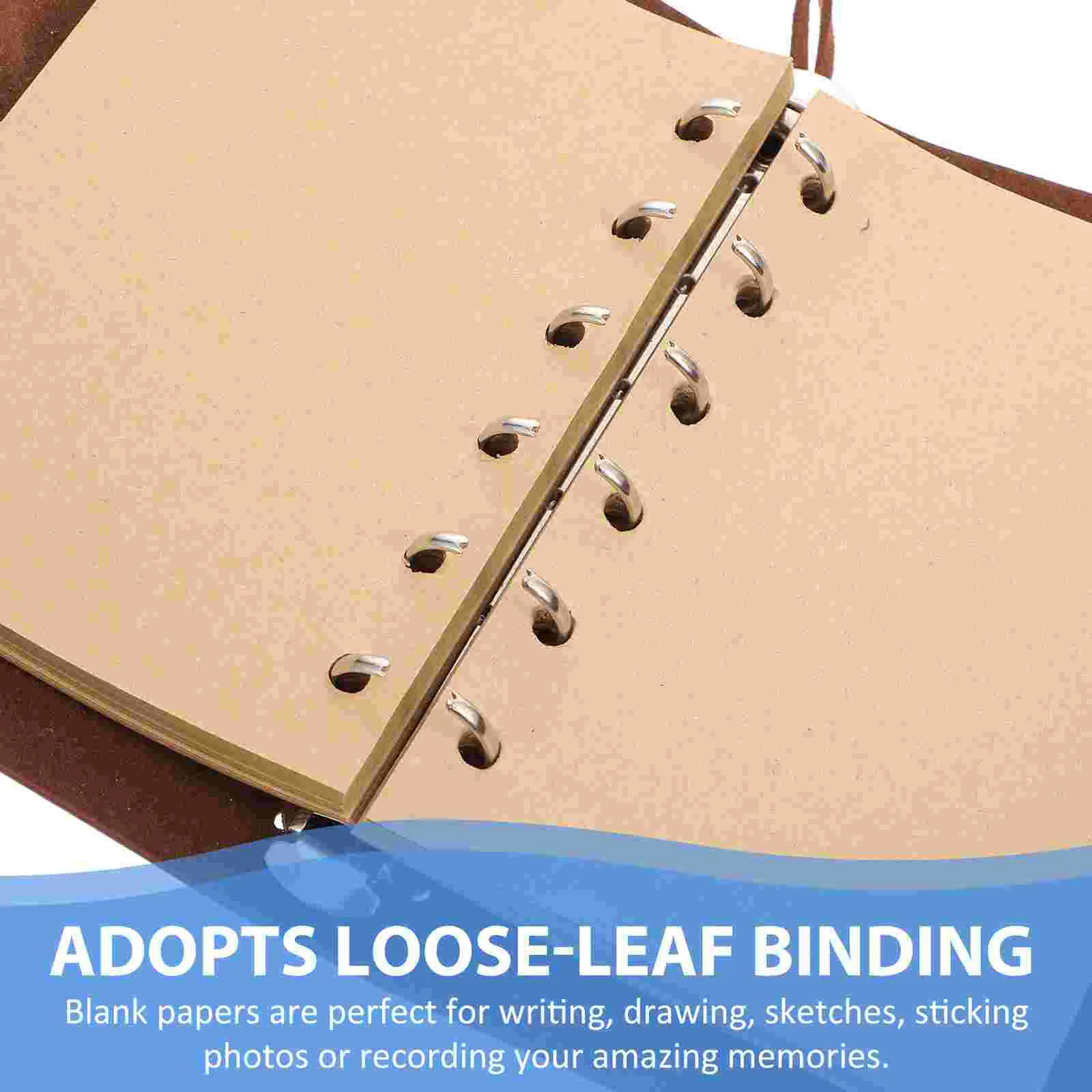 LEORX винтажный чехол из искусственной кожи с отрывными листами блокнот для