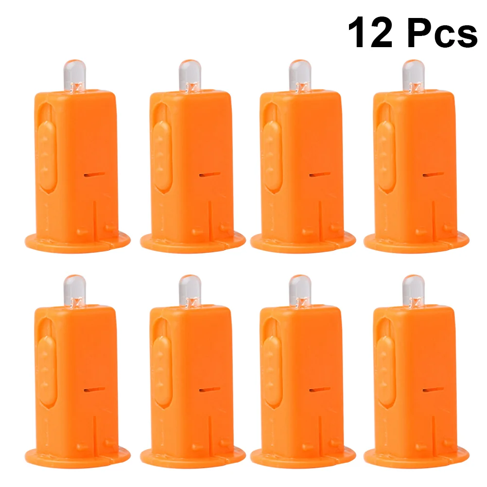 

12pcs Wicks Flameless Lights Wedding Round Lantern Colorful