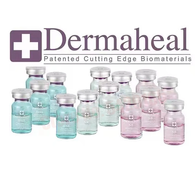10 vials Dermaheal Hyaluronic Acid Ampoule Serum Anti-aging Freckle Skin Repair Bright For Dr Pen Microneedles Mesotherapy |