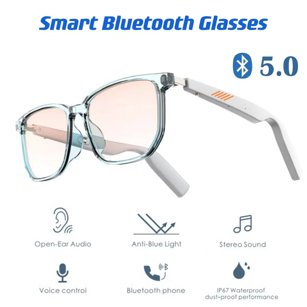 

H2 Smart Bluetooth 5.0 Glasses Voice Control Call Listening To Music IP67 Waterproof And Dustproof Blue Light Proof Sun Glasses