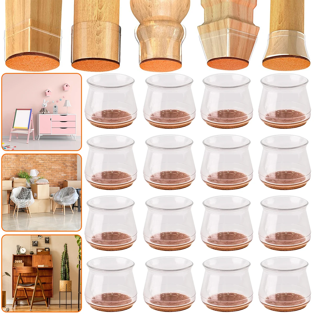 Wood Floor Protector Sofa Table Leg Pad Household Hardware