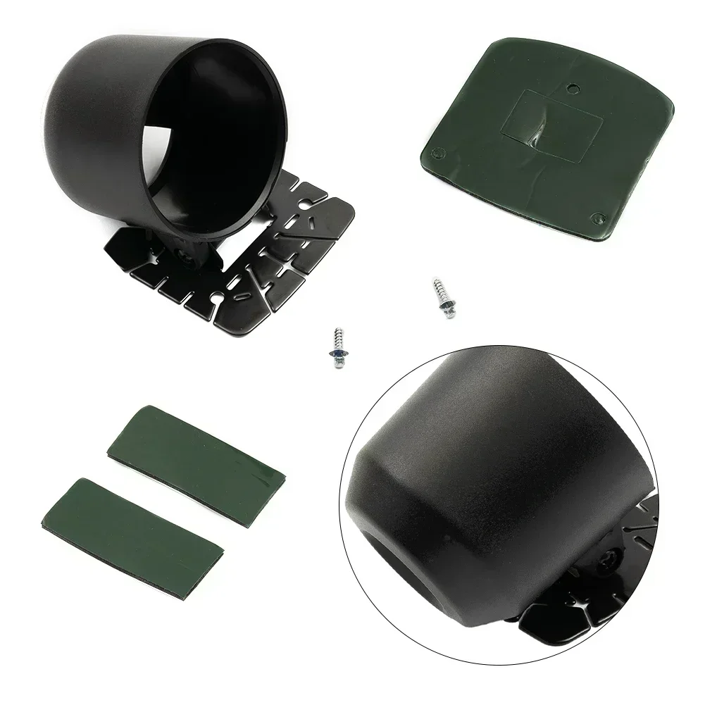 

Автомобильный держатель с одним манометром, 2 дюйма, 52 мм, черный кронштейн, кронштейн для крепления на приборной панели с наклейками, автозапчасти, внутренняя отделка