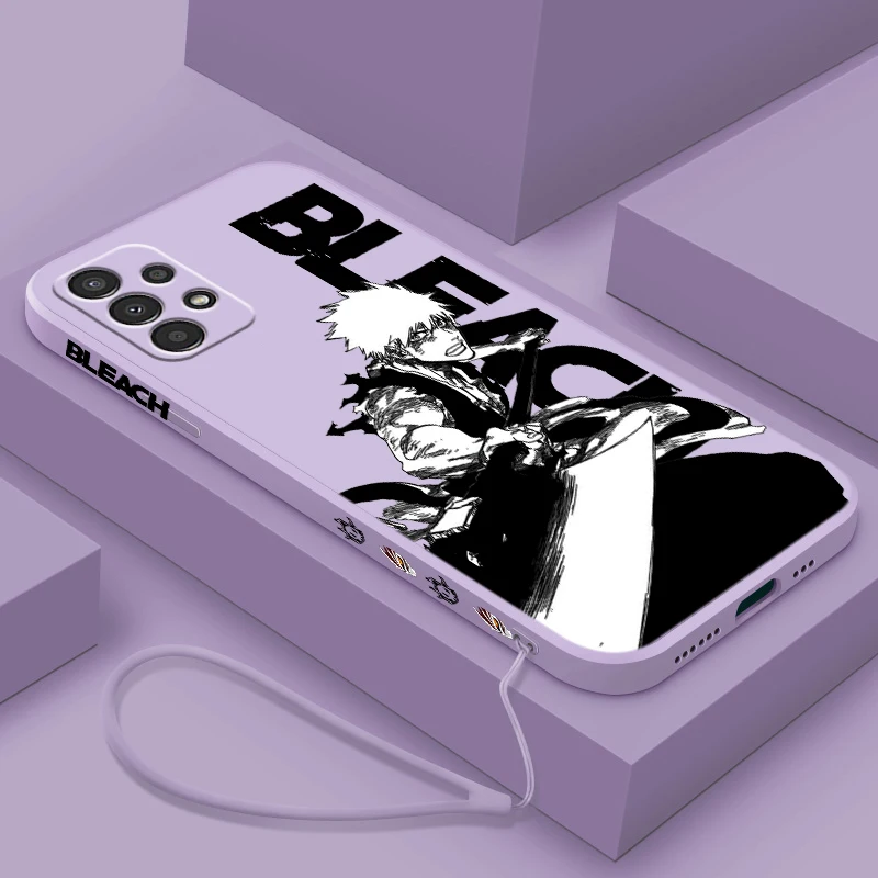 Чехол для телефона с рисунком аниме отбеливатель Samsung A91 A81 A71 A51 A41 A31 A21S A11 A05 A04 A03S A02S