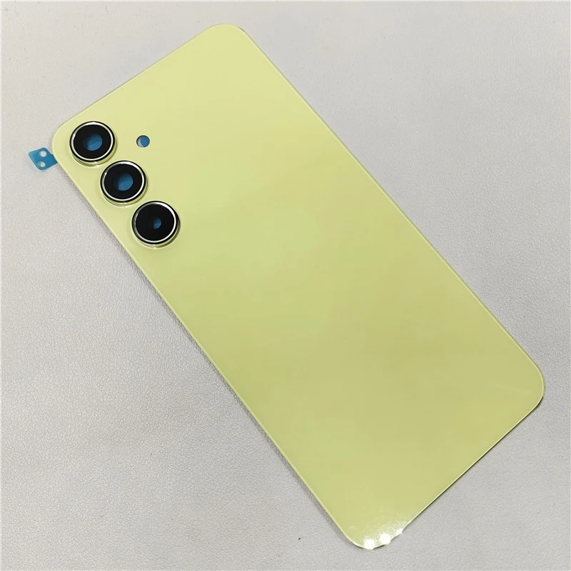 Фото Задняя крышка для Samsung Galaxy A55 5G SM-A556, стеклянная задняя крышка для аккумулятора, ремонтная замена с наклейкой для объектива камеры №1