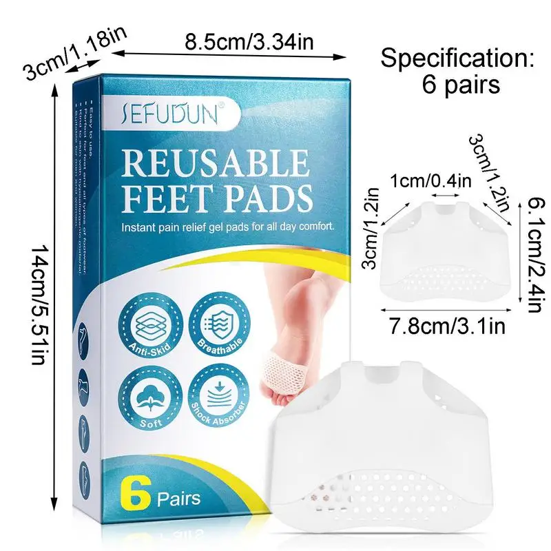 Силиконовые шарики для стопы женщин противоскользящий корректор разделитель