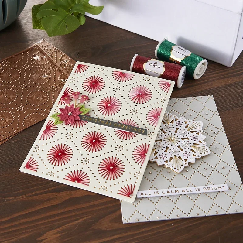 Новинка 2022 прямоугольная рамка фоновый узор металлические штампы для рукоделия