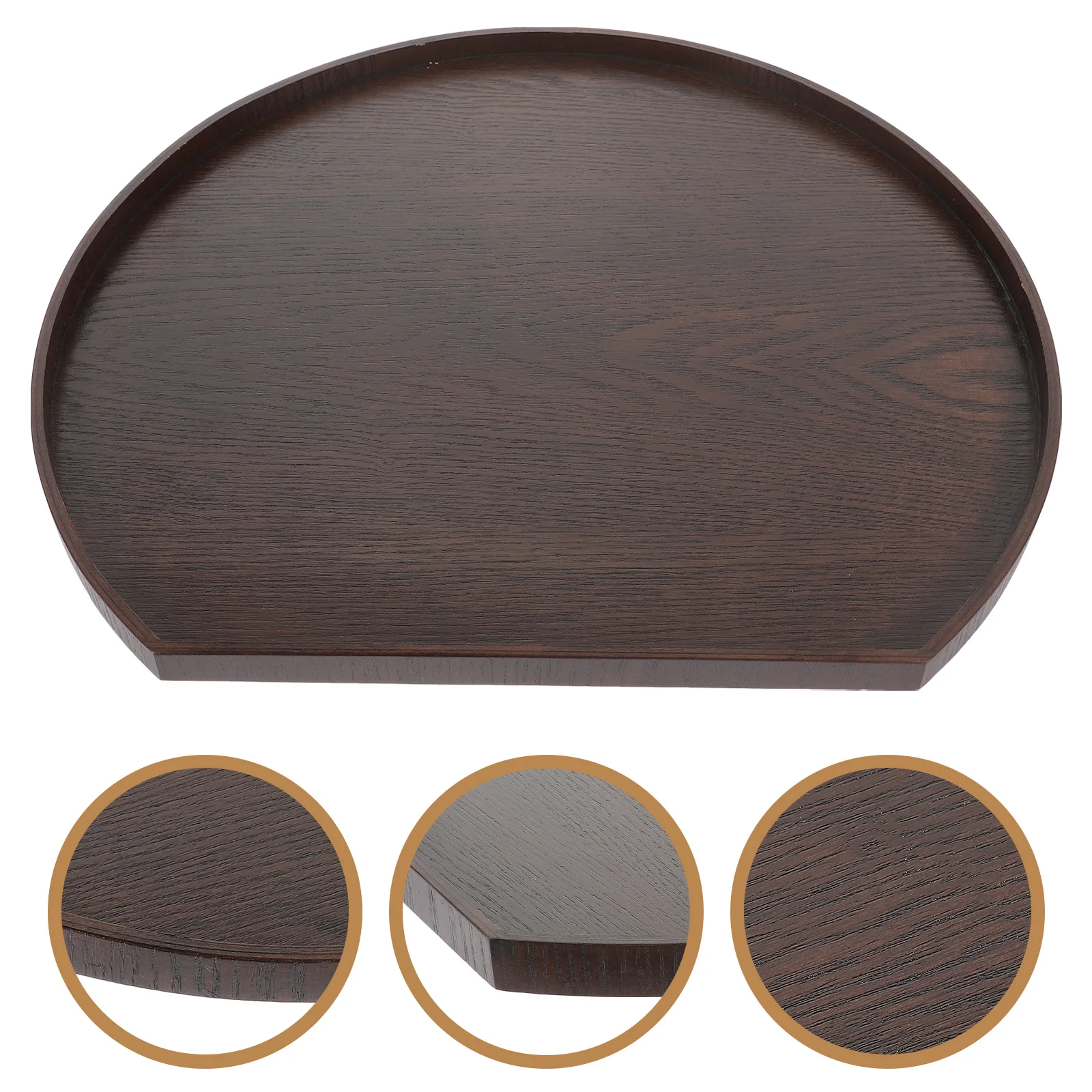

Hotel Tea Tray Japanese Style Rustic Wooden Dessert Fruit Tray Dry Fruit Tray